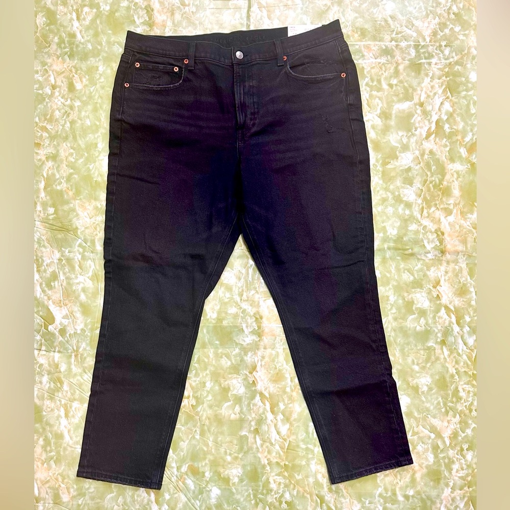 NWT American Eagle ‘90s Skinny Jeans, Black, 18 short
